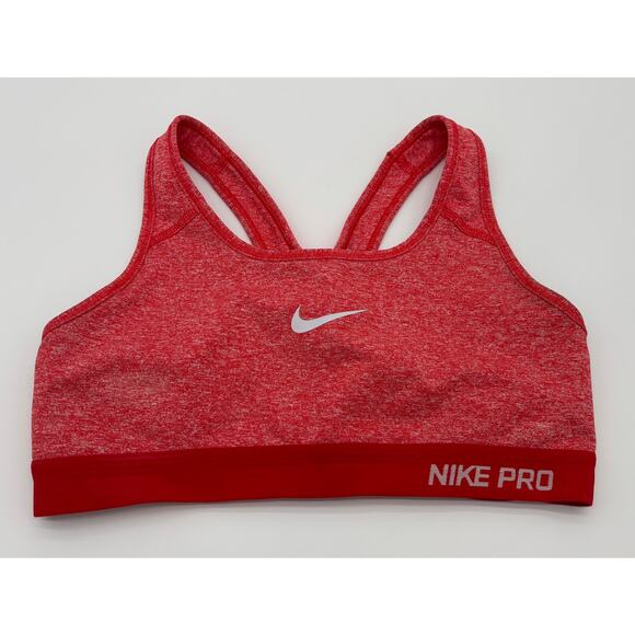 Nike Pro Dri-Fit Sports Bra Red Women’s Size Small - Picture 1 of 3